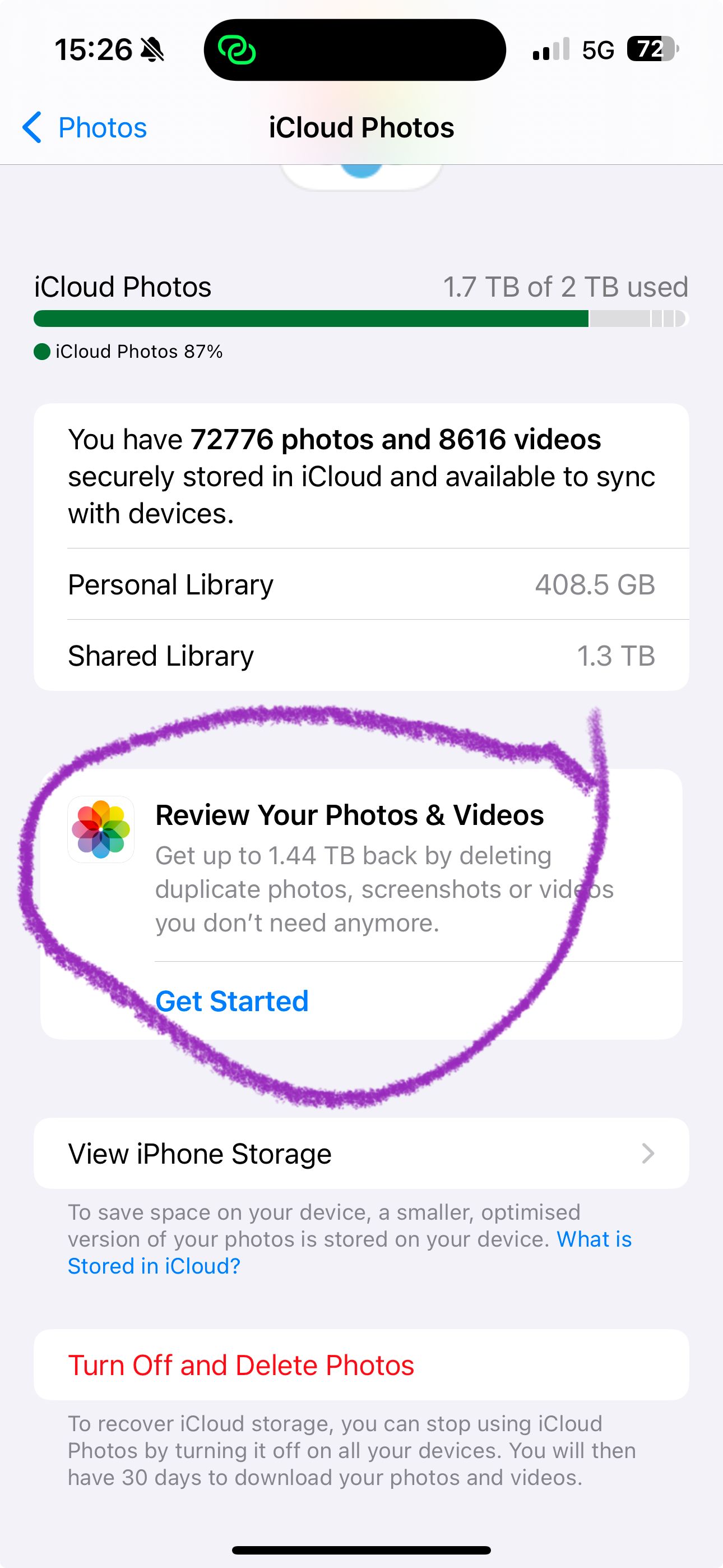 iCloud photos