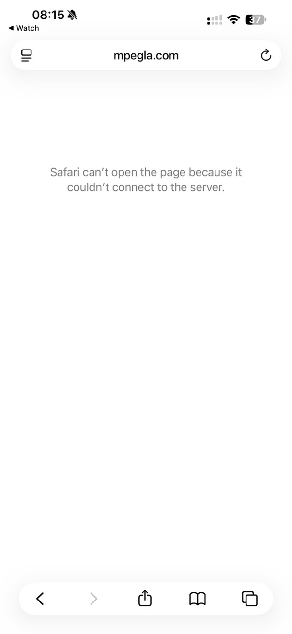 Safari error - can't connect to mpegla.com