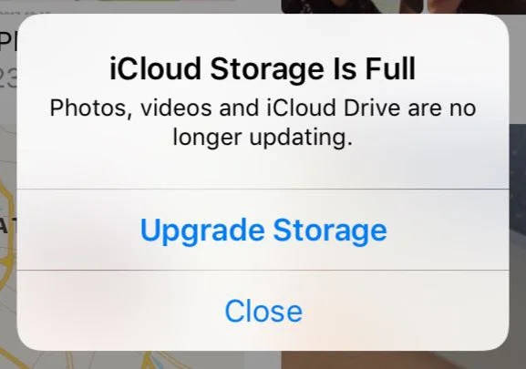 iCloud notification